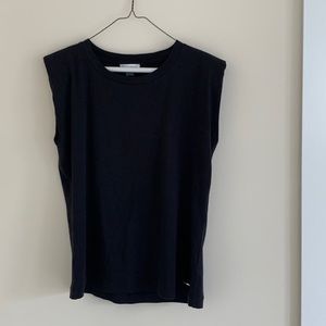 Calvin Klein Padded shoulder tee